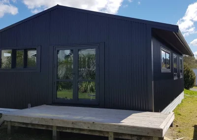 Steel cladding in Taupo